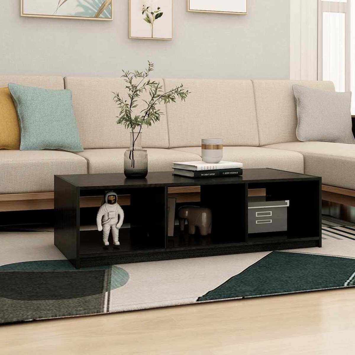 vidaXL Τραπεζάκι Σαλονιού 110 x 50 x 34 εκ. από Μασίφ Ξύλο Πεύκου
