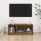 vidaXL Έπιπλο Τηλεόρασης Καφέ Μελί 104x33x41 εκ. από Μασίφ Ξύλο Πεύκου