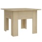 vidaXL Τραπεζάκι Σαλονιού Sonoma Δρυς 55 x 55 x 42 εκ. Μοριοσανίδα