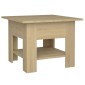 vidaXL Τραπεζάκι Σαλονιού Sonoma Δρυς 55 x 55 x 42 εκ. Μοριοσανίδα