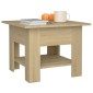 vidaXL Τραπεζάκι Σαλονιού Sonoma Δρυς 55 x 55 x 42 εκ. Μοριοσανίδα