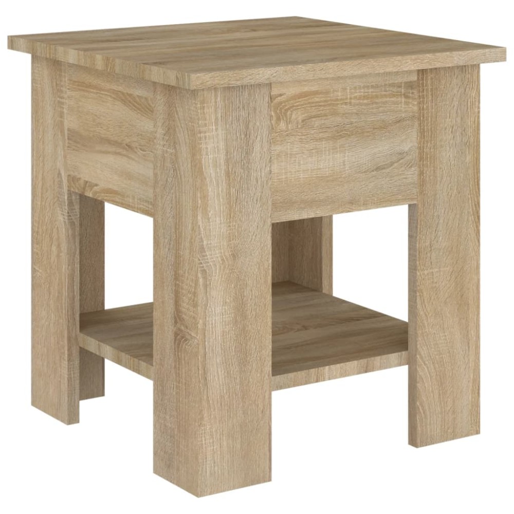 vidaXL Τραπεζάκι Σαλονιού Sonoma Δρυς 40 x 40 x 42 εκ. από Συνθ. Ξύλο