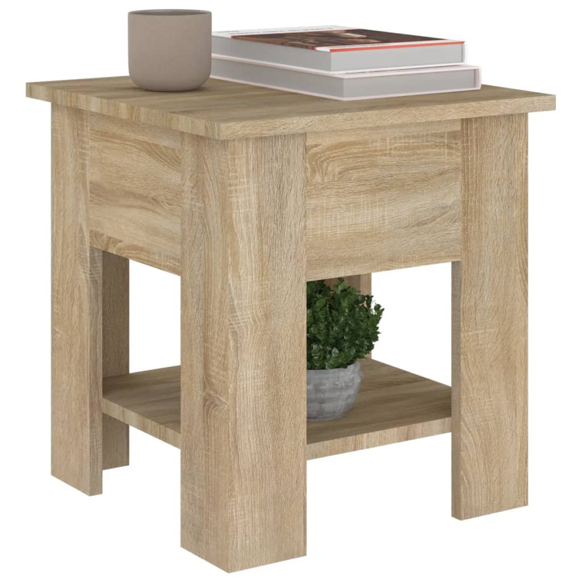 vidaXL Τραπεζάκι Σαλονιού Sonoma Δρυς 40 x 40 x 42 εκ. από Συνθ. Ξύλο