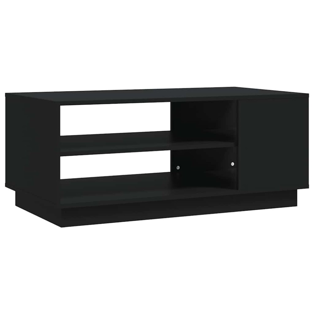 vidaXL Τραπεζάκι Σαλονιού Μαύρο 102 x 55 x 43 εκ. από Μοριοσανίδα