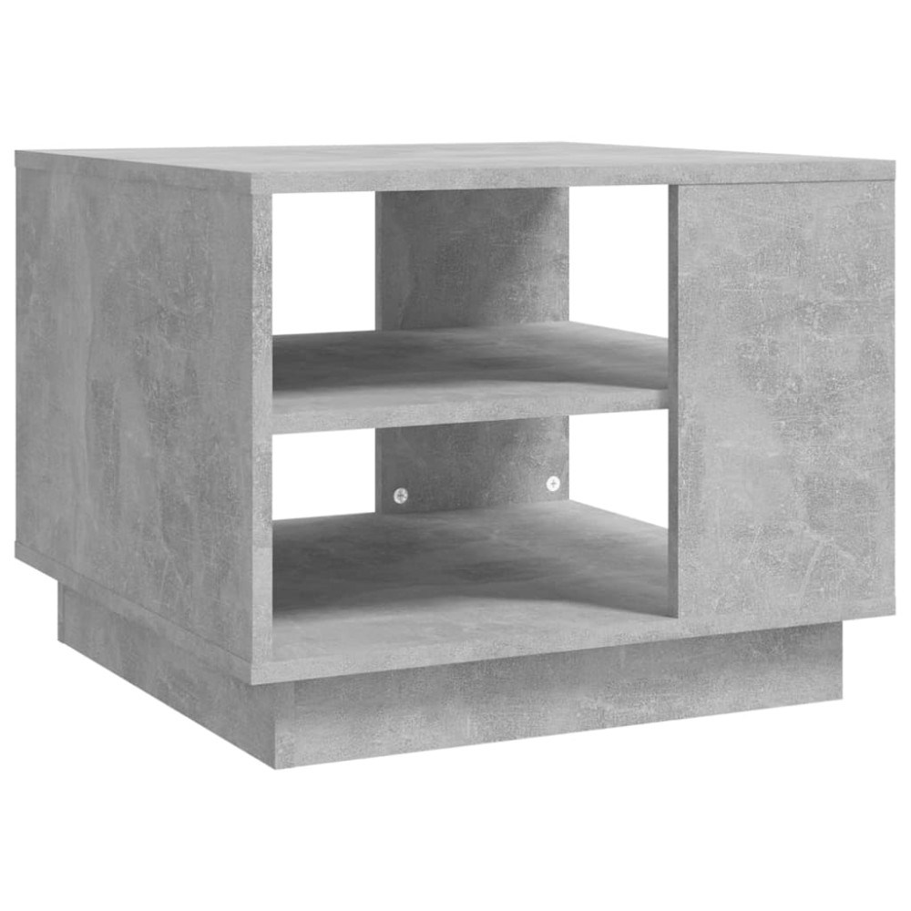 vidaXL Τραπεζάκι Σαλονιού Γκρι Σκυρ. 55x55x43 εκ. Επεξεργασμένο Ξύλο
