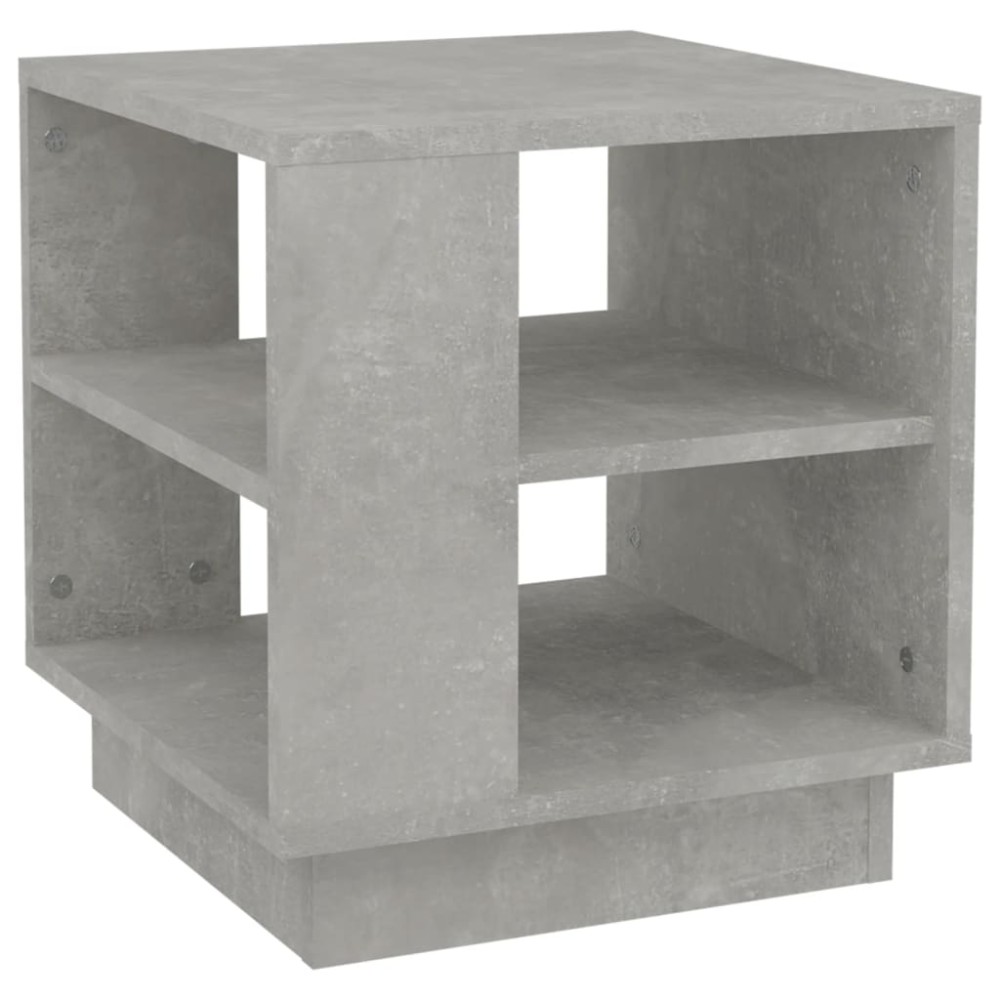 vidaXL Τραπεζάκι Σαλονιού Γκρι Σκυρ. 40x40x43 εκ. Επεξεργασμένο Ξύλο
