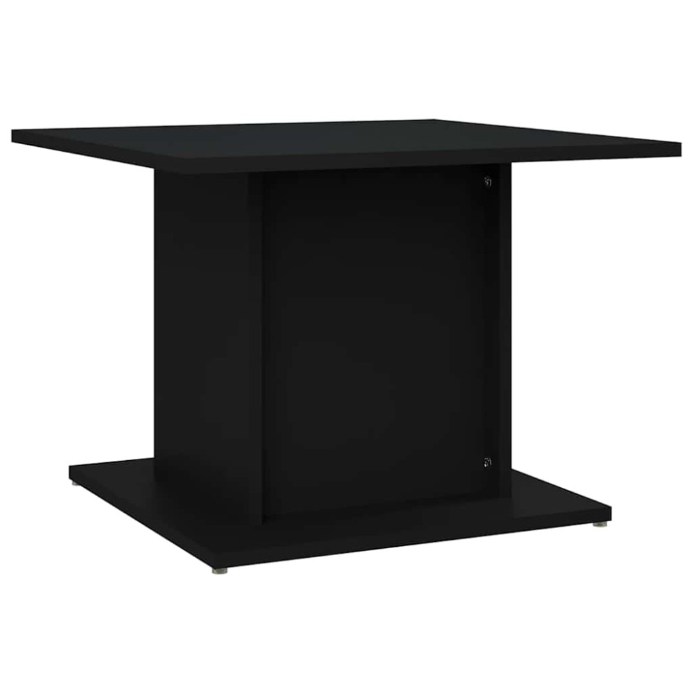 vidaXL Τραπεζάκι Σαλονιού Μαύρο 55,5x55,5x40 εκ. Επεξεργασμένο Ξύλο