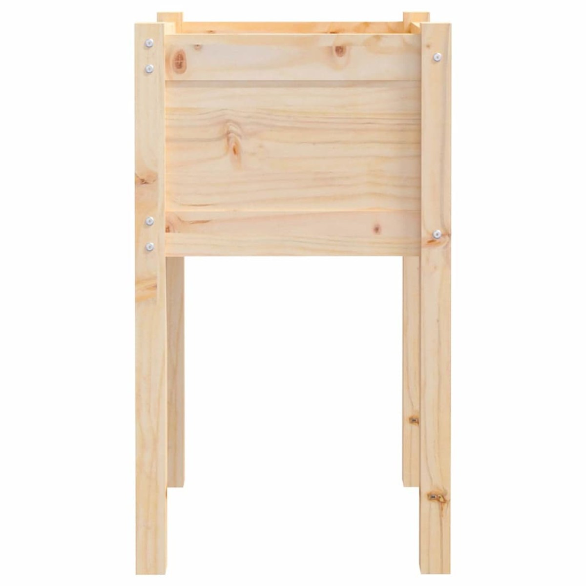 vidaXL Ζαρντινιέρες 2 τεμ. 40 x 40 x 70 εκ. από Μασίφ Ξύλο Πεύκου