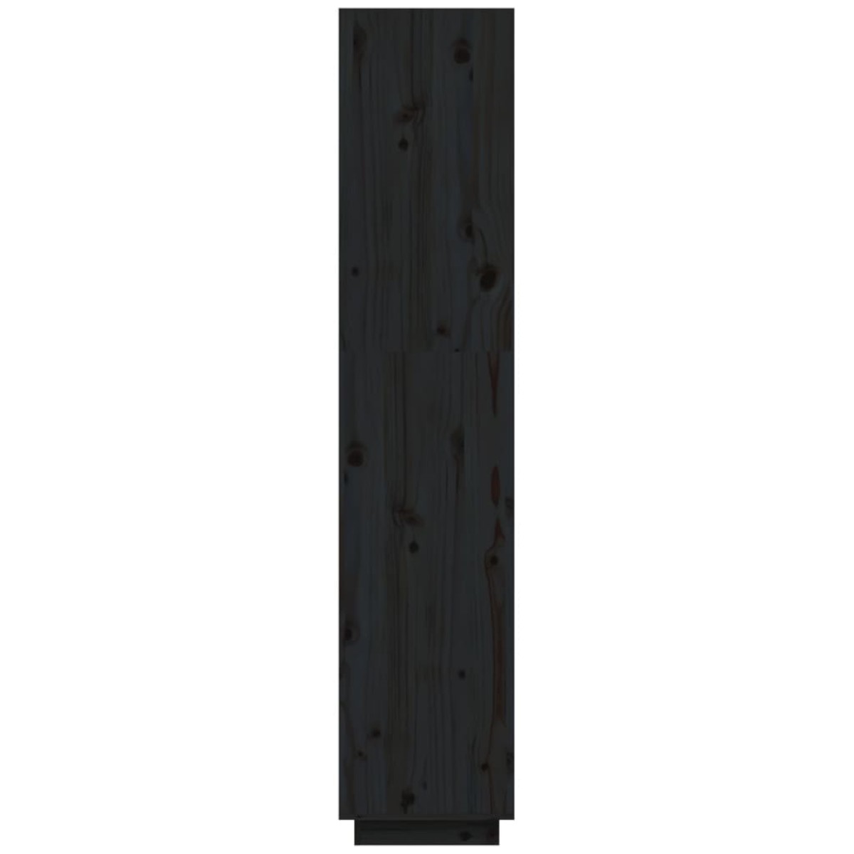 vidaXL Βιβλιοθήκη/Διαχωριστικό Χώρου Μαύρο 40x35x167 εκ. Μασίφ Πεύκο