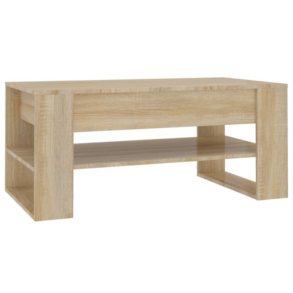 vidaXL Τραπεζάκι Σαλονιού Sonoma Δρυς 102x55x45 εκ. Επεξεργασμένο Ξύλο