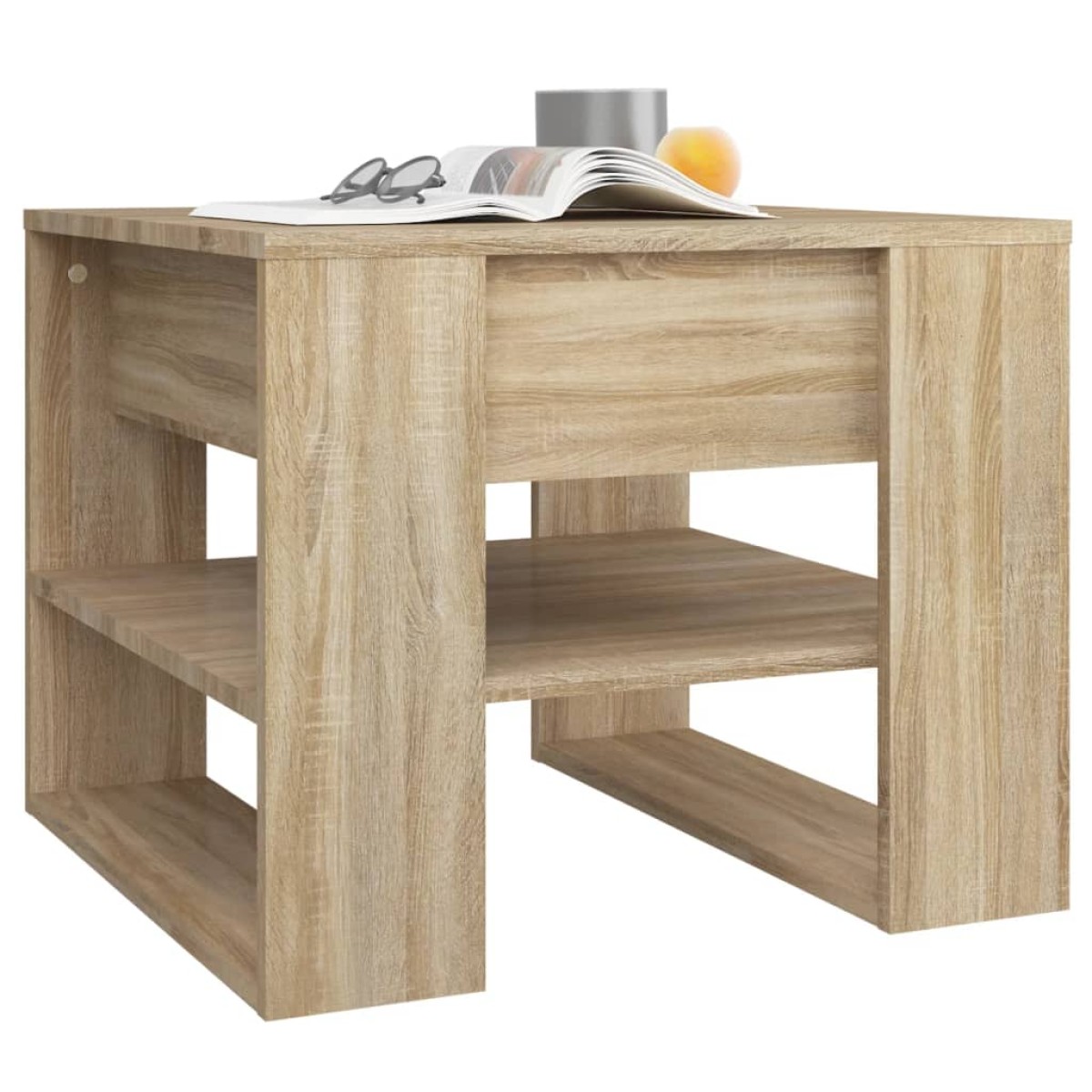 vidaXL Τραπεζάκι Σαλονιού Sonoma Δρυς 55,5x55x45εκ. Επεξεργασμένο Ξύλο