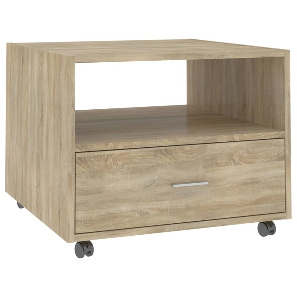 vidaXL Τραπεζάκι Σαλονιού Sonoma Δρυς 55 x 55 x 40 εκ. Επεξεργ. Ξύλο