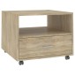 vidaXL Τραπεζάκι Σαλονιού Sonoma Δρυς 55 x 55 x 40 εκ. Επεξεργ. Ξύλο