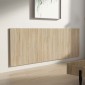 vidaXL Κεφαλάρι Κρεβατιού Sonoma Δρυς 240x1,5x80 εκ. από Επεξεργ. Ξύλο