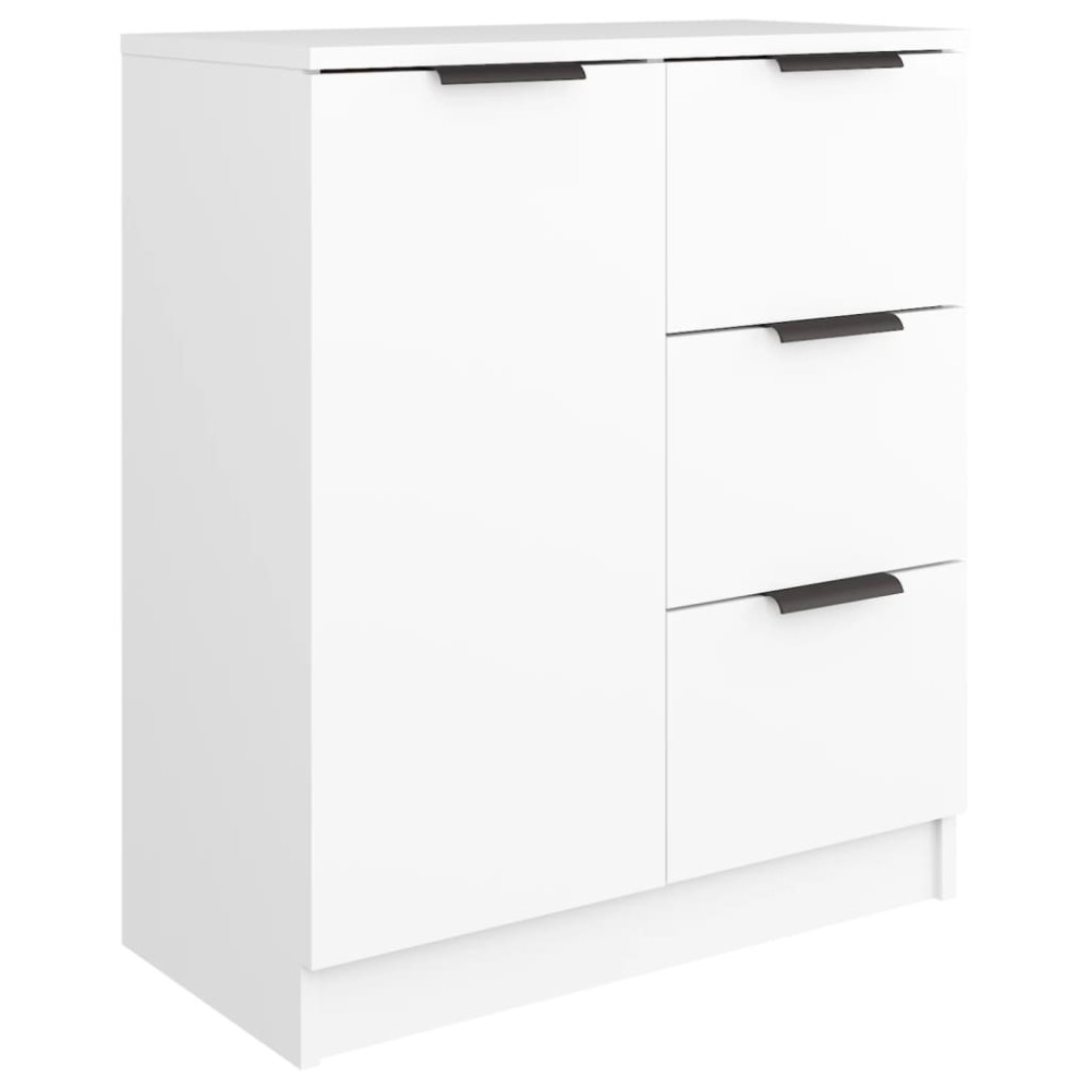 vidaXL Συρταριέρα Λευκή 60 x 30 x 70 εκ. από Επεξεργασμένο Ξύλο