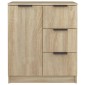 vidaXL Συρταριέρα Sonoma Δρυς 60 x 30 x 70 εκ. από Επεξεργασμένο Ξύλο
