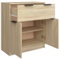 vidaXL Ντουλάπι Sonoma Δρυς 60 x 30 x 70 εκ. από Επεξεργασμένο Ξύλο