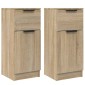 vidaXL Ντουλάπια 2 τεμ. Sonoma Δρυς 30x30x70 εκ. Επεξεργασμένο Ξύλο