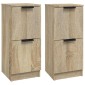 vidaXL Ντουλάπια 2 τεμ. Sonoma Δρυς 30x30x70 εκ. Επεξεργασμένο Ξύλο