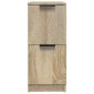 vidaXL Ντουλάπια 2 τεμ. Sonoma Δρυς 30x30x70 εκ. Επεξεργασμένο Ξύλο
