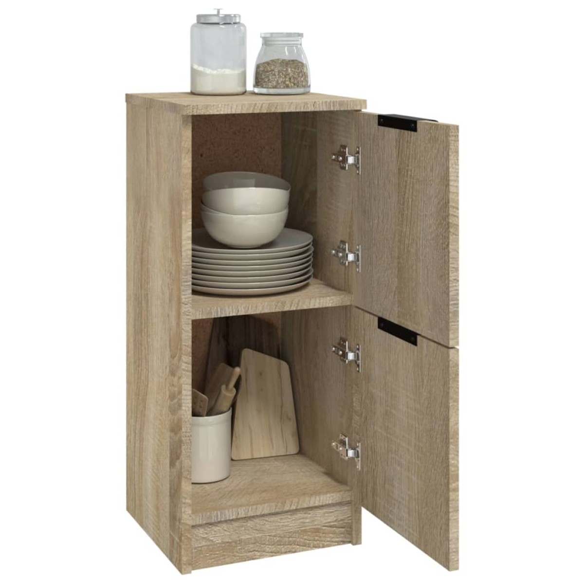 vidaXL Ντουλάπια 2 τεμ. Sonoma Δρυς 30x30x70 εκ. Επεξεργασμένο Ξύλο