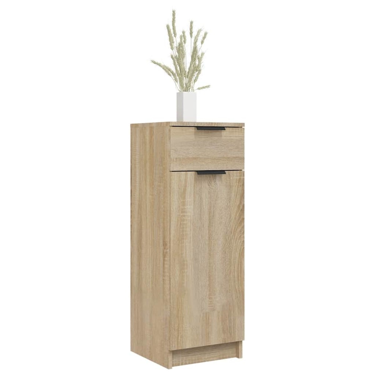 vidaXL Ντουλάπι Μπάνιου Sonoma Δρυς 32x34x90 εκ. Επεξεργασμένο Ξύλο