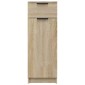 vidaXL Ντουλάπι Μπάνιου Sonoma Δρυς 32x34x90 εκ. Επεξεργασμένο Ξύλο