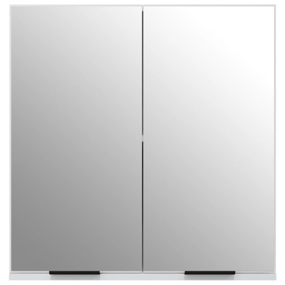 vidaXL Ντουλάπα Καθρέφτη Μπάνιου Λευκή 64 x 20 x 67 εκ.