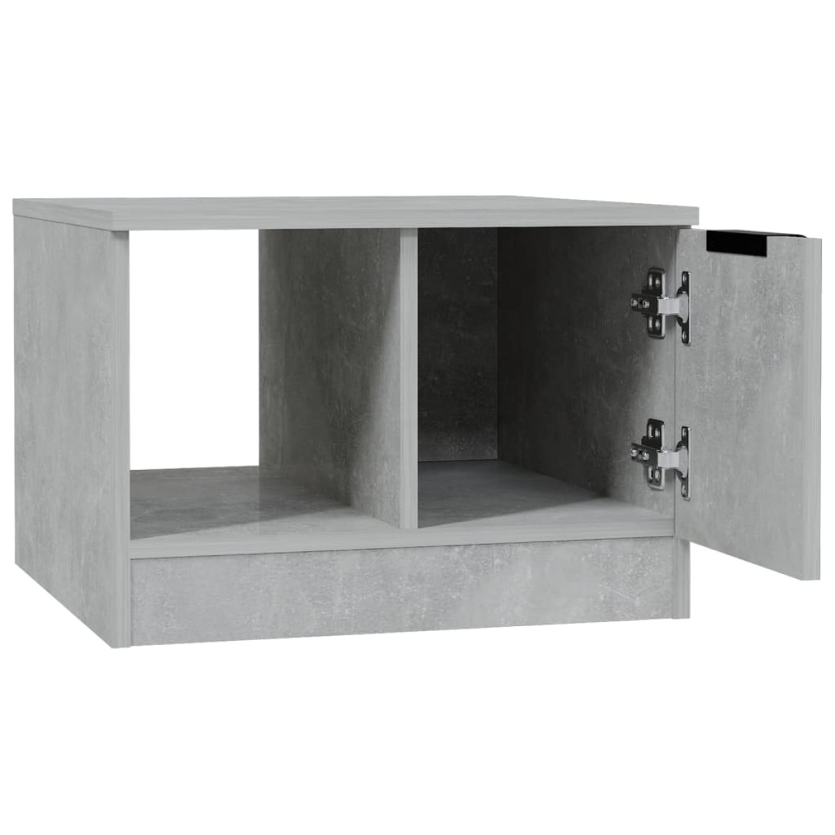 vidaXL Τραπεζάκι Σαλονιού Γκρι Σκυρ. 50x50x36 εκ. Επεξεργασμένο Ξύλο