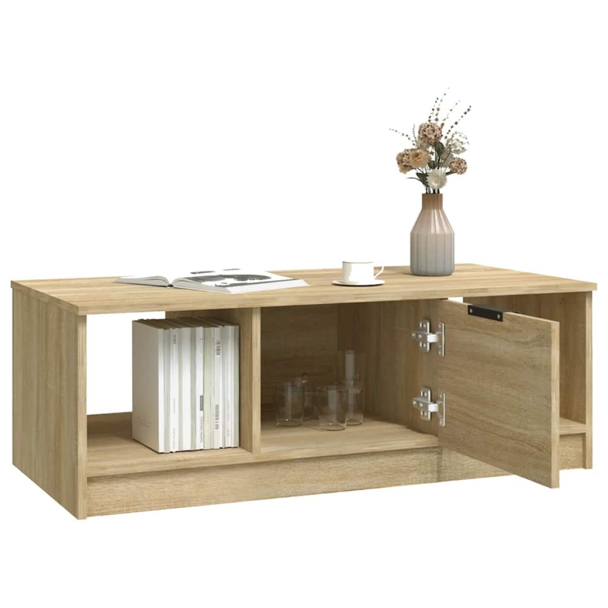 vidaXL Τραπεζάκι Σαλονιού Sonoma Δρυς 102x50x36 εκ. Επεξεργασμένο Ξύλο