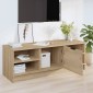 vidaXL Έπιπλο Τηλεόρασης Sonoma Δρυς 102x35,5x36,5εκ. Επεξεργ. Ξύλο