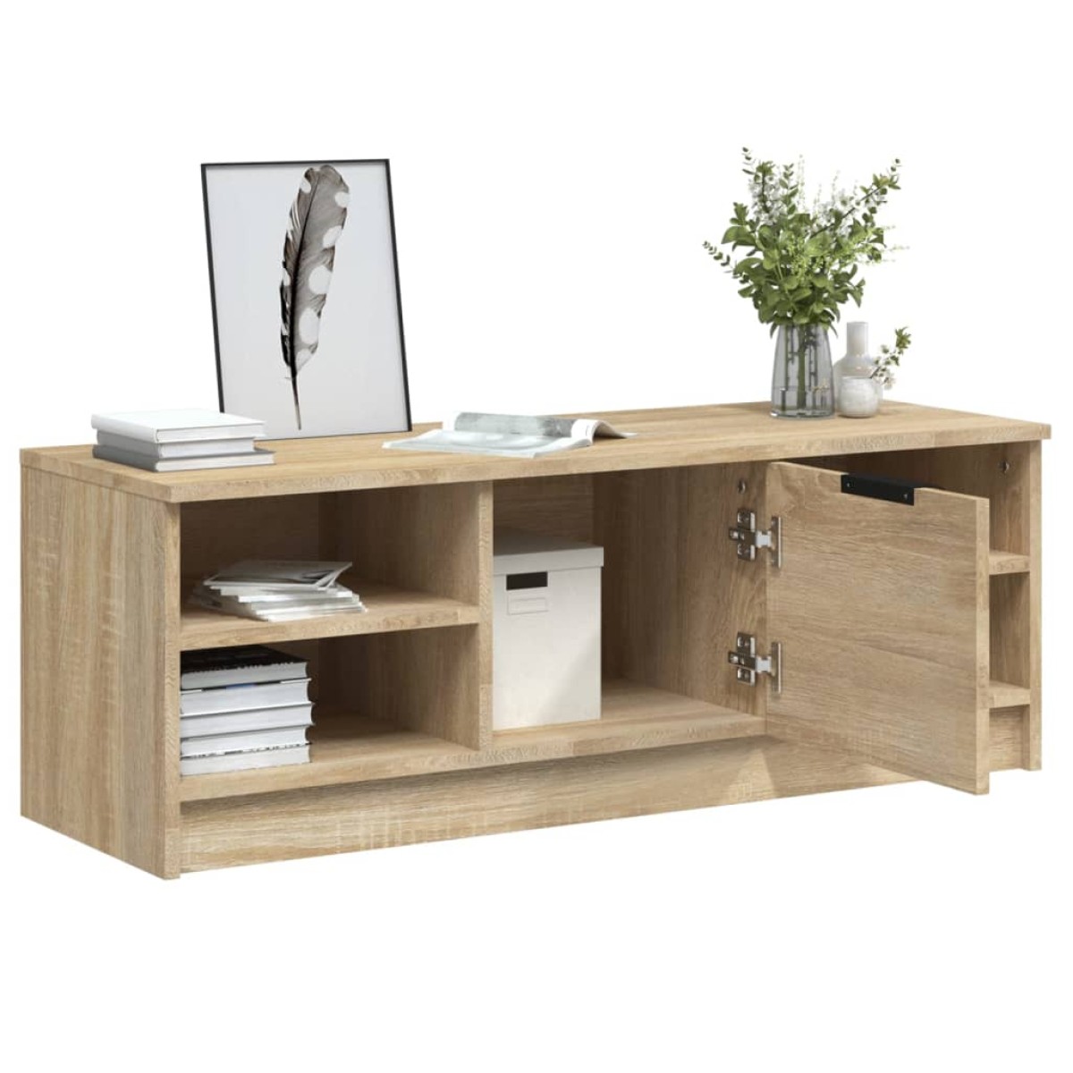 vidaXL Έπιπλο Τηλεόρασης Sonoma Δρυς 102x35,5x36,5εκ. Επεξεργ. Ξύλο