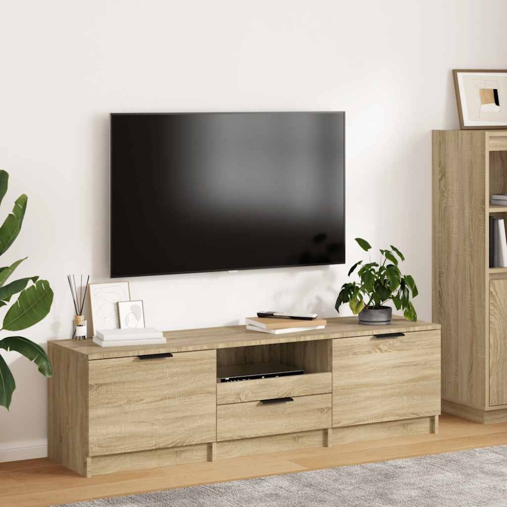 vidaXL Έπιπλο Τηλεόρασης Sonoma Δρυς 140x35x40 εκ. από Τεχνητό Ξύλο