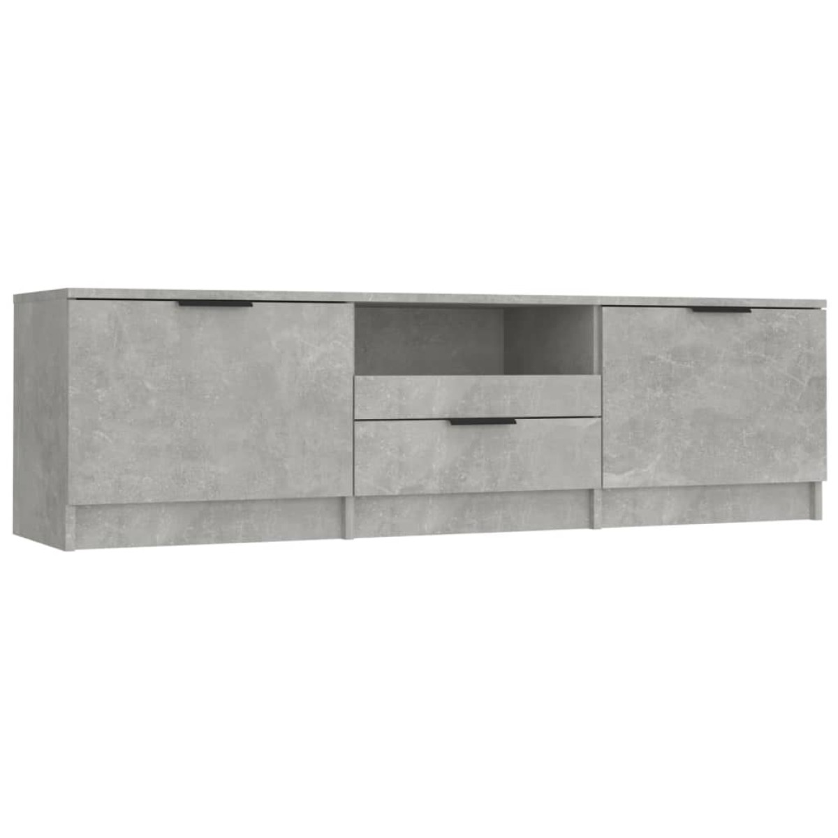 vidaXL Έπιπλο Τηλεόρασης Γκρι Σκυροδέματος 140x35x40 εκ. Επεξεργ. Ξύλο