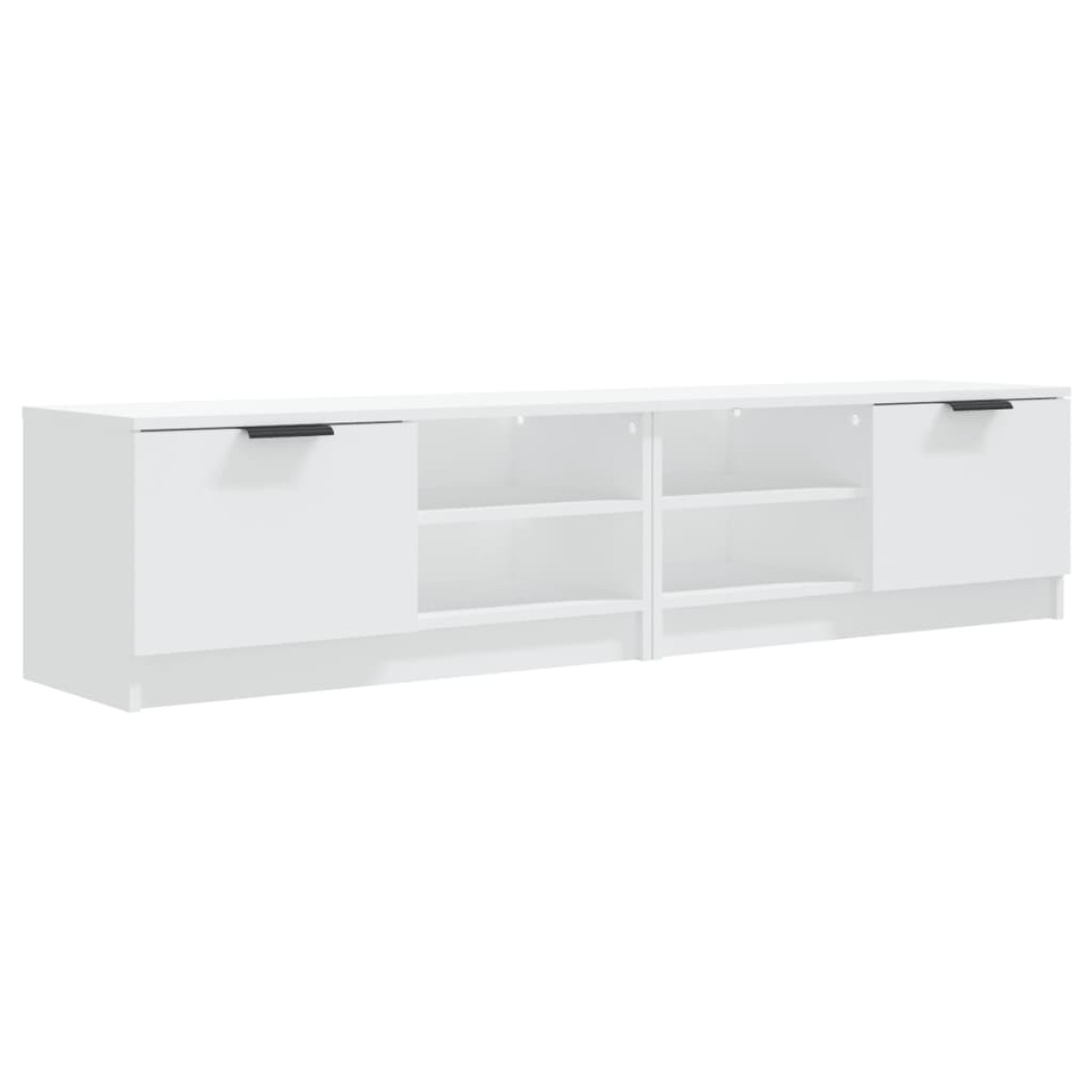 vidaXL Έπιπλα Τηλεόρασης 2 τεμ. Λευκό 80 x 35 x 36,5 εκ. Επεξεργ. Ξύλο