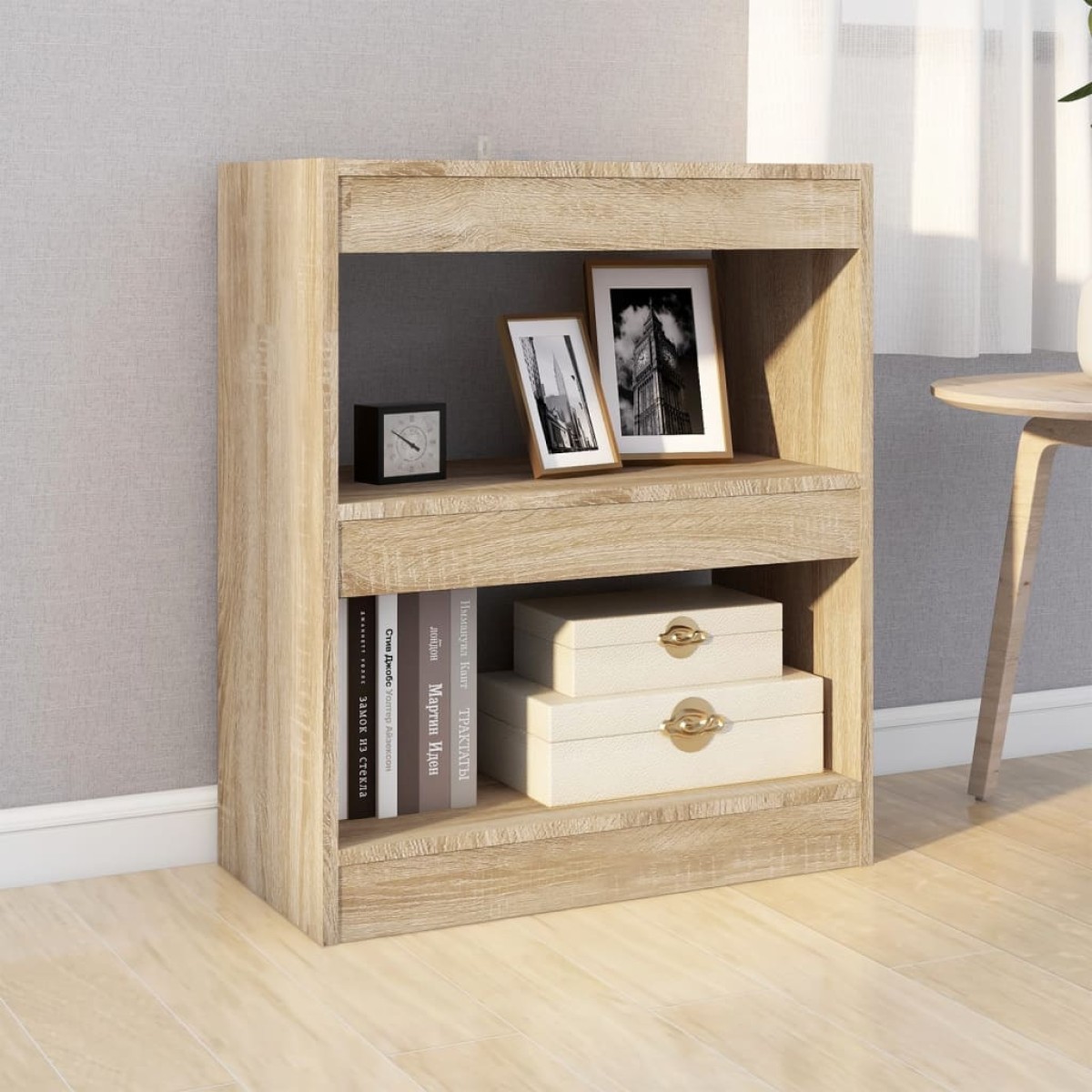 vidaXL Βιβλιοθήκη/Διαχωριστικό Χώρου Sonoma Δρυς 60 x 30 x 72 εκ.