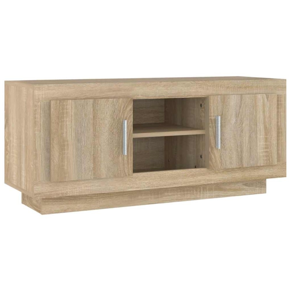 vidaXL Έπιπλο Τηλεόρασης Sonoma Δρυς 102 x 35 x 45 εκ. Επεξεργ. Ξύλο