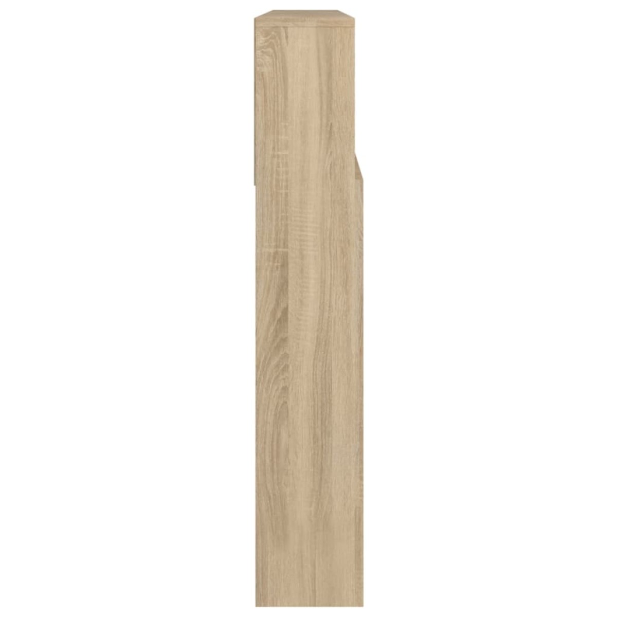 vidaXL Κεφαλάρι Με Αποθηκευτικό Χώρο Sonoma Δρυς 220 x 19 x 103,5 εκ.