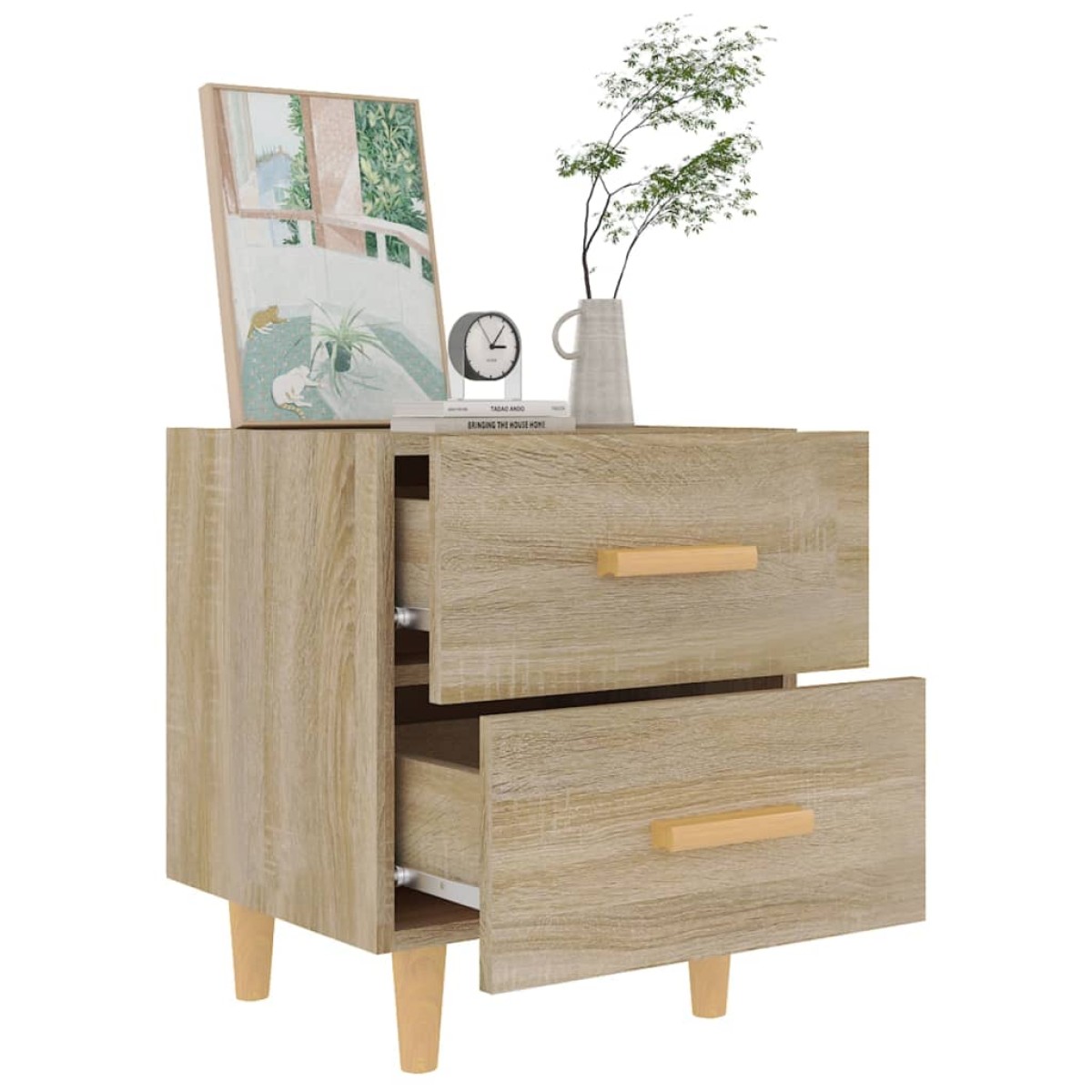 vidaXL Κομοδίνο Sonoma Δρυς 40 x 35 x 47,5 εκ.