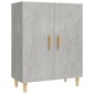vidaXL Ντουλάπι Γκρι Σκυροδέματος 70 x 34 x 90 εκ. Επεξεργασμένο Ξύλο
