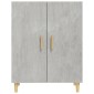 vidaXL Ντουλάπι Γκρι Σκυροδέματος 70 x 34 x 90 εκ. Επεξεργασμένο Ξύλο