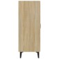 vidaXL Ντουλάπι Sonoma Δρυς 70 x 34 x 90 εκ. από Επεξεργασμένο Ξύλο