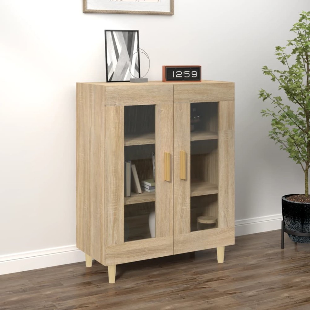 vidaXL Ντουλάπι Sonoma Δρυς 69,5 x 34 x 90 εκ. από Επεξεργασμένο Ξύλο