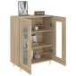 vidaXL Ντουλάπι Sonoma Δρυς 69,5 x 34 x 90 εκ. από Επεξεργασμένο Ξύλο