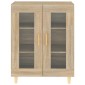 vidaXL Ντουλάπι Sonoma Δρυς 69,5 x 34 x 90 εκ. από Επεξεργασμένο Ξύλο