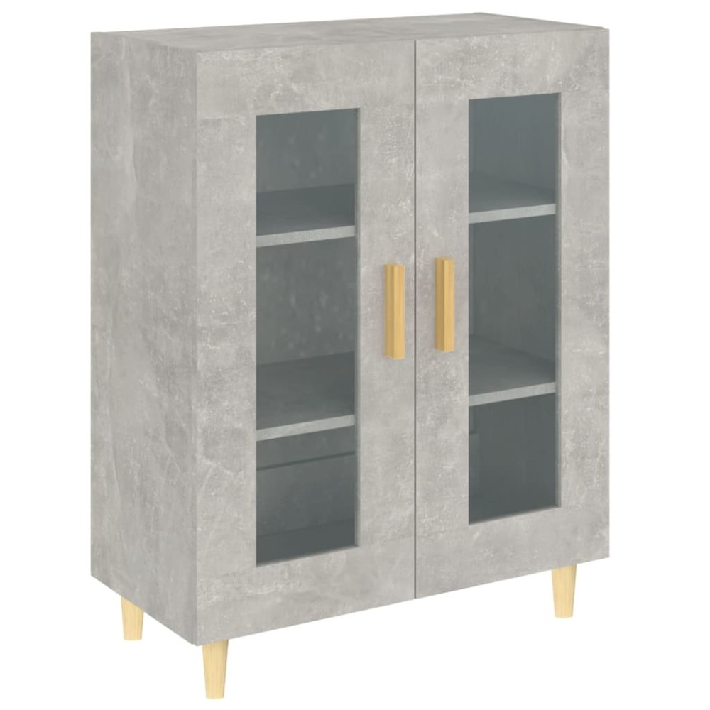 vidaXL Ντουλάπι Γκρι Σκυροδέματος 69,5x34x90 εκ. Επεξεργασμένο Ξύλο