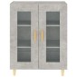 vidaXL Ντουλάπι Γκρι Σκυροδέματος 69,5x34x90 εκ. Επεξεργασμένο Ξύλο