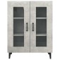 vidaXL Ντουλάπι Γκρι Σκυροδέματος 69,5x34x90 εκ. Επεξεργασμένο Ξύλο