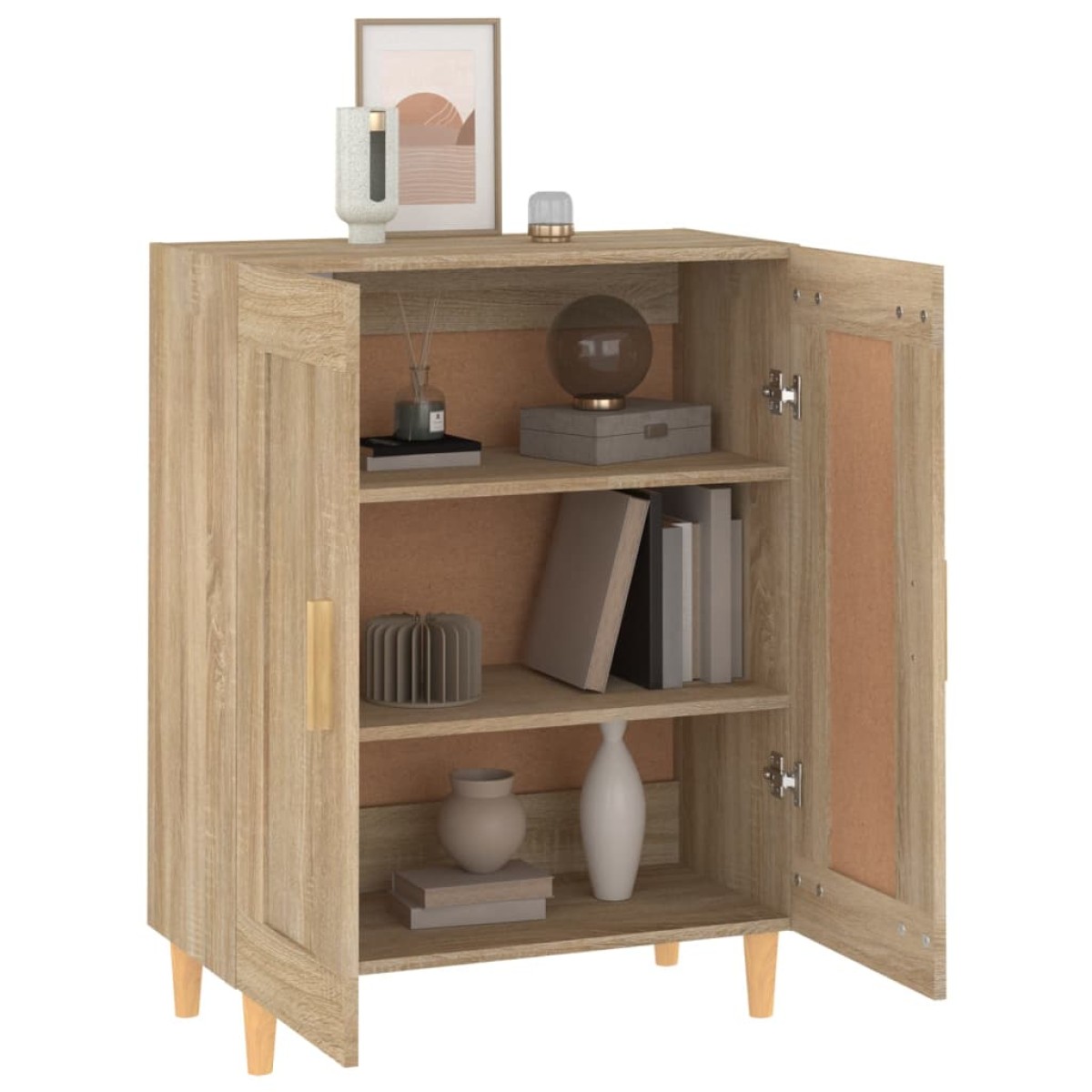 vidaXL Ντουλάπι Sonoma Δρυς 69,5 x 34 x 90 εκ. από Επεξεργασμένο Ξύλο