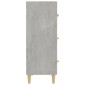 vidaXL Ντουλάπι Γκρι Σκυροδέματος 70 x 34 x 90εκ. Επεξεργασμένο Ξύλο